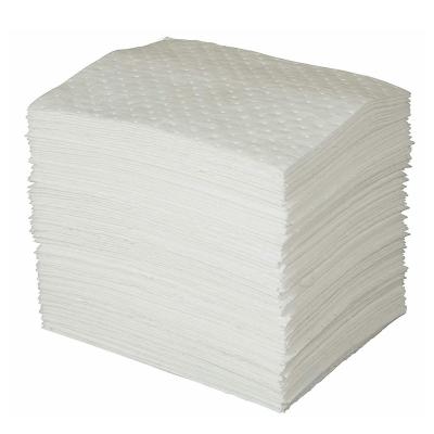 China High Quality Durable Eco-Friendly Meltblown Polypropylene Oil Absorbent Pad Absorb Hydrocarbon Water And Liquid Universal Absorbent Pad for sale