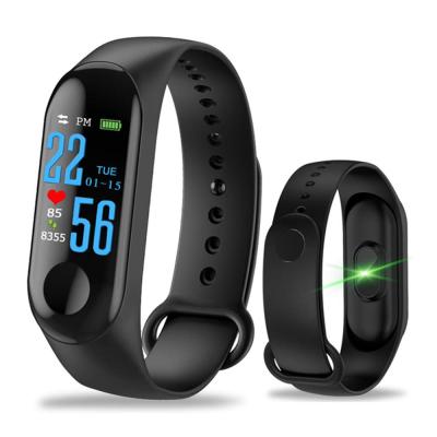 China M3 2021 Smart Playback MP3 Band IP67 Waterproof Smart Fitness Tracker Rate Wrist Band M3 Heart Wristband Smart Bracelet for sale