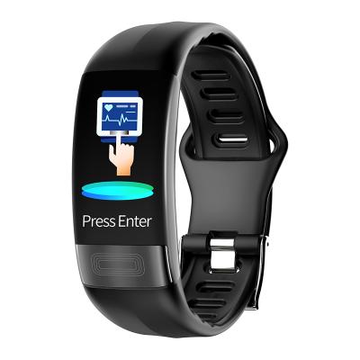 China Free Shipping 32 PPG+ECG Pedometer CE RoHS Hrv Pedometer Sports Fitness Tracker Heart Rate Monitor Wristband Health Smart IP68 Waterproof for sale