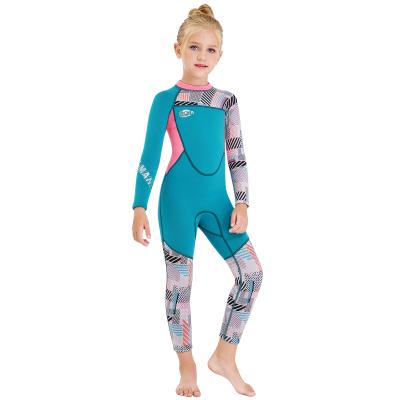 China Antibacterial Children's Swimsuit Sunblock Girls And Boys Swimsuit Slit Quick Dry Snorkeling Suit for sale