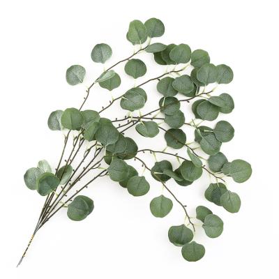 China Contact Bulk Factory Natural Hanging Eucalyptus Leaf Garland Artificial Cheap Leaves For Wedding Party Decoration for sale