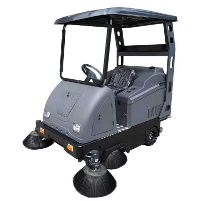 China Hotels School Commercial Hygiene Street Mini Mechanical Electric Walking Road Sweeper for sale