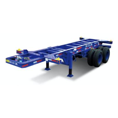 China 2021 truck trailer the most popular low chassis frame vehicle for container transport container trailer for sale