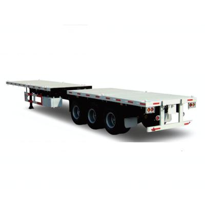 China Truck Semi Trailer Gooseneck Container Chassis Shipping Container Semi Trailer for sale