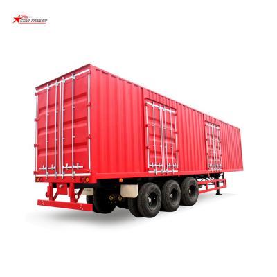 China Hot Selling Brand New Semi Truck Van Box Trailer Quality Assurance Trailer For Star Loose Trailer Truck Cargo/Aluminum Alloy Steel for sale