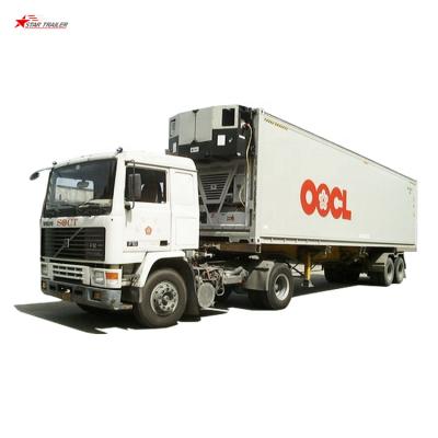 China Brand New Truck Trailer Star Trailer Container Cold Storage Refrigerator Van Truck For Ice Cream for sale