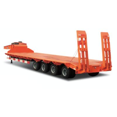 China Customizable Trailer Truck Low Bed Trailer Low Bed Trailer Low Bed Semi Truck Trailer for sale