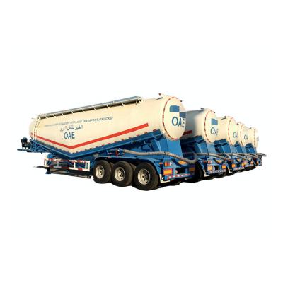 China Cheap Used Truck Trailer Star Brand 3 Axles Bulk Cement Carrier Bulk Tanker For Silo Powder for sale