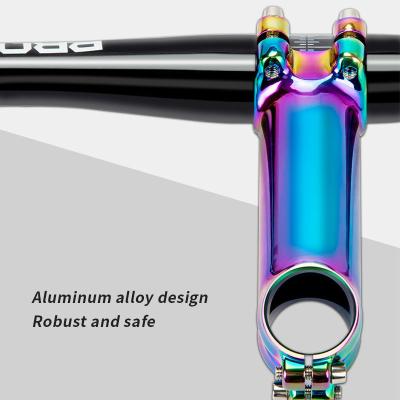 China Bike Bicycle Handlebar Logo Print Size Custom Bicycle Parts MTB Bike Handlebar Outdoor Cycling Accessories 31.8mm Stem Suitable Diameter for sale