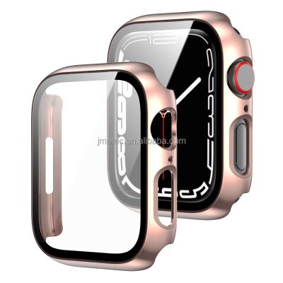 China 45Mm Shockproof 40Mm 42Mm 44Mm 38 Mm 41MM Clear Watch Serie Covers For Iwatch Series 7 Cover For Apple Watch Case Screen Protector for sale