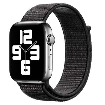 China Realease Quick Replcement Watch Band 38 Fabric Loop Braided Wrist Band 40 42 44MM Adjustable For Apple Watch Nylon Strap For SE/7/6/5/4/3/2/1 Series iWatch for sale