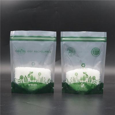 China ECO PE Material 100% ISO9001 BRC Certification Recyclable Dog Food Bag Packaging Bag Recyclable Ziplock/PE Bags Packaging Plastic LDPE for sale