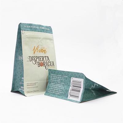 China Safety Aluminum Foil Food Bag Box Pouch Flat Bottom Coffee Bag With Valve Coffee Pouches for sale