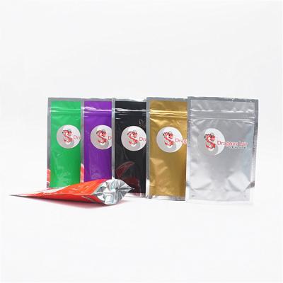 China Custom plastic red plastic zipper lock bags custom logo packaging pouch green tea food ziplock bag ziplock bag for sale