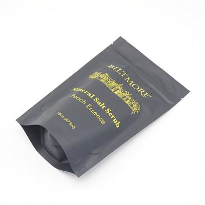 China Recyclable Plastic Zip Bag With Logo Bags Resealable Mylar Zipper Pouch Body Scrub Packaging Bag for sale