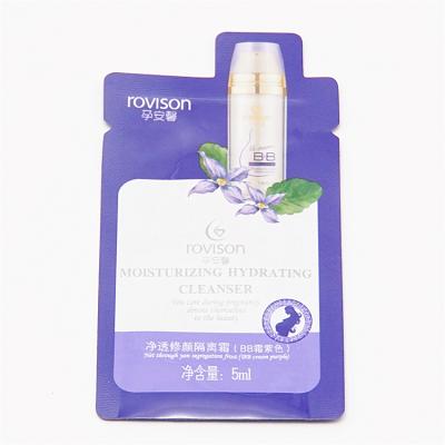 China Moisture Proof Sachet Shampoo Perfume Shaped Bag Plastic Mylar Cosmetic Packaging Bag for sale