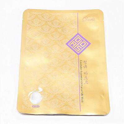 China Moisture Proof Face Mask Packaging Aluminum Foil Mylar Cosmetic Plastic Bag for sale