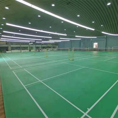 China Playground Vinyl Roll PVC Material Flooring For Basketball Court Flooring Vinyl Indoor Sport Flooring Badminton Court Mat for sale