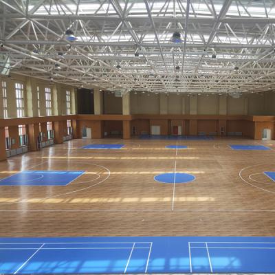 China Playground Plastic PVC Sports Indoor Basketball Flooring Roll for sale