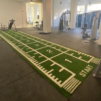 China Logo Grass Carpet Simulation Waterproof Anti-skid Wear-resistant Customized Lawn For GYM Use for sale