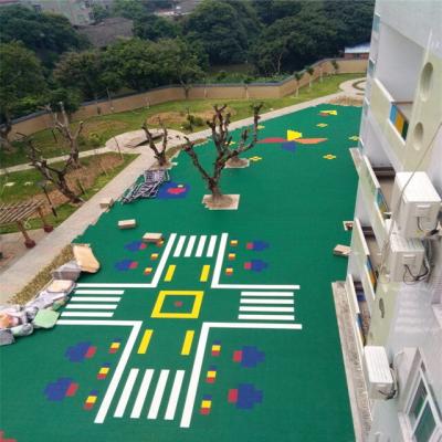 China SPORT COURT Kindergarten Preschool Interlock Roller Skating Flooring Flooring for sale