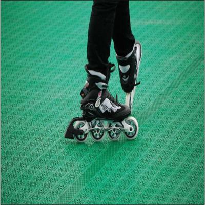 China Waterproof Wear Resistant Anti-Slip Polypropylene Roller Skating Flooring For Skidding Field Roller Skating Outdoor Yard for sale