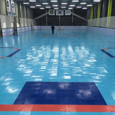 China Modern Integrated Hockey Flooring Hockey Roller Mat Hockey Roller Flat Surface Track Inline Skating Flooring Flooring for sale