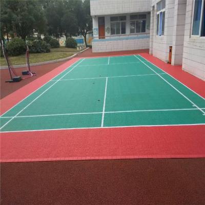 China Cross Interlocking System Ping Pong Floor Impact Surface Playground Outdoor TKSM for sale