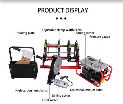 China Restaurant Labor Price HDPE Pipe Pipe Butt Hydraulic Plastic Fusion Welding Machine.Constraction for sale