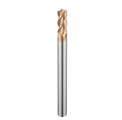 China 4 Flute Carbide End Mill Cutter High Speed High Hardness Long Service Life for sale