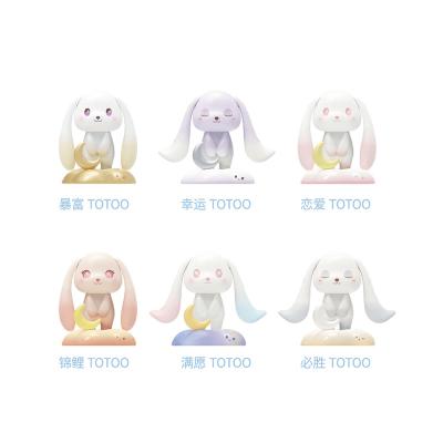 China Mobile Phone Stand Decoration Havetotoo Swivel Rabbit Cloud Mobile Phone Holder Handle With Cute Design Stand Acrylic Anime for sale