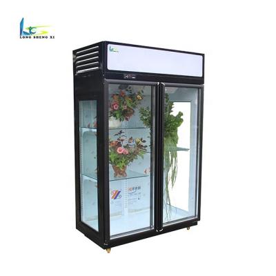 China Super Market Single-temperature Custom High Quality Flower Display Stand Fresh Flower Display Upright Refrigerator à venda