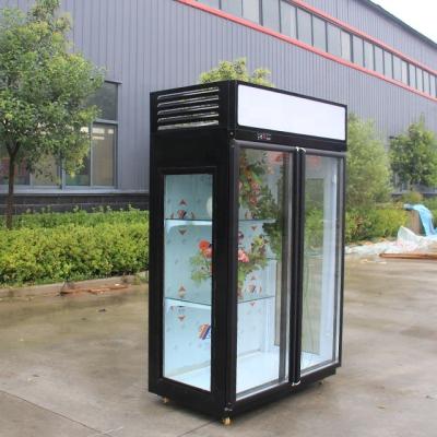 China Single-temperature Moden Style Store Custom Keeping Cooler Fresh Flowers Flower Refrigerator Store Showcase Display Refrigerator For Cut Flowers for sale