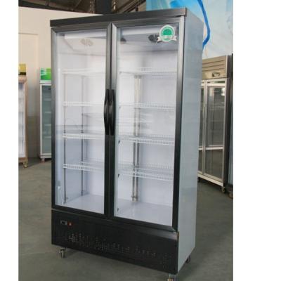 중국 Commercial Beverage Drinks Single-temperature Double Temperature Supermarket Fridge Glass Door Fridge 판매용