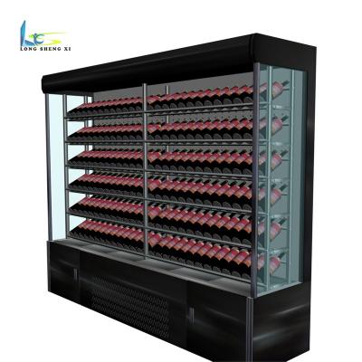 China Single-temperature Supermarket Display Cooler Fridge Wine Bar Static Cooling Cabinet For Home With Low Noise zu verkaufen