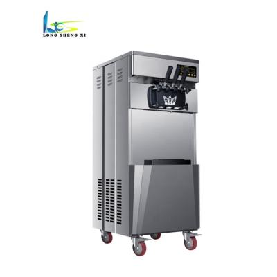 中国 Snack factory soft serve ice cream making machine stainless steel commercial ice cream maker soft ice cream machine 販売のため