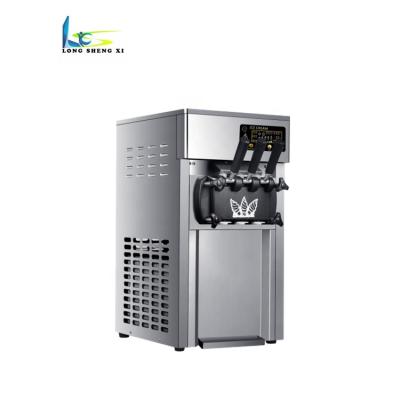 China Snack plant 18L/20/36/48L per hour capacity factory price soft ICE CREAM MACHINE soft ice cream maker for sale/commercial machine with airpump Te koop