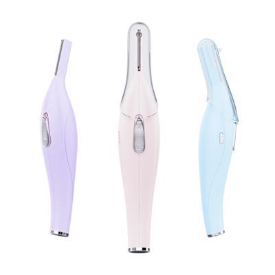 China Retail Mini Facial Hair Trimmer Electric Rechargeable Eyebrow Trimmer Eco-friendly For Daily Beauty Care for sale