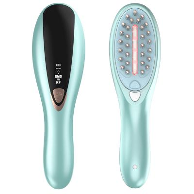 China Vibration Massage Rolling Massage Head Anti Hair Loss Laser Comb RF Massage Bald Comb for sale