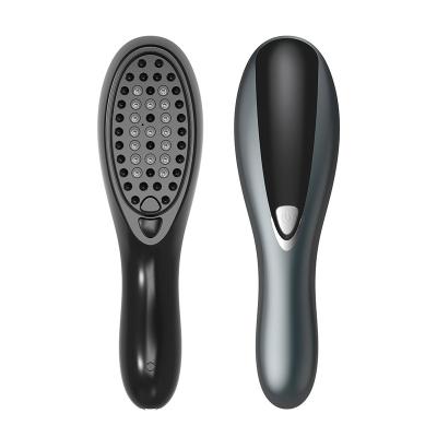 China Handheld Electric Multistage Vibration Massage Comb Hair Growth Brush Scalp Massager for sale