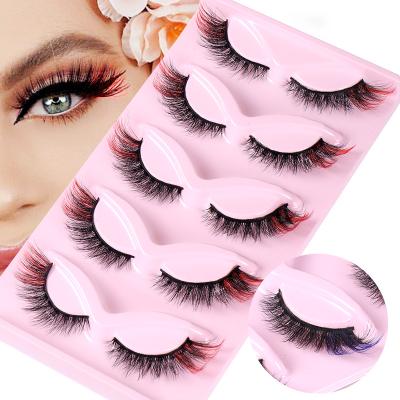 China Full Strip Lashes Cluster Human Hair With Strip Wispy 25mm-30mm Display Stand Mink Vendor Custom Packaging False Box Other Eyelashes Wholesale for sale