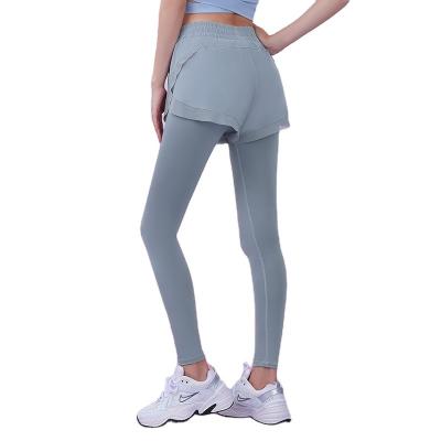 China Breathable high waist 4-way stretch fabric sportswear yoga one piece yoga gym wear sportswear stretch tight for sale