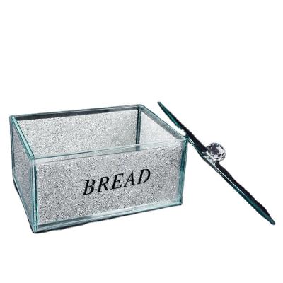 China Best china product glass food storage custom multifunctional glass bread boxFine boxFine workmanship low MOQ for sale