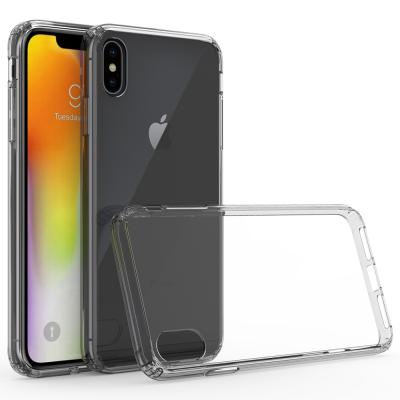 China Shockproof Clear Phone Case For iPhone XS Max High Quality Transparent Phone Case With Shockproof Airbag Corners for sale