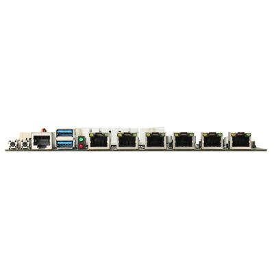 China Intel WG-I211.10/100/1000M Ethernet LAN Ports Server/Workstation 6 Supported Intel Celeron 3865U Multi-Network Industrial Motherboard for sale