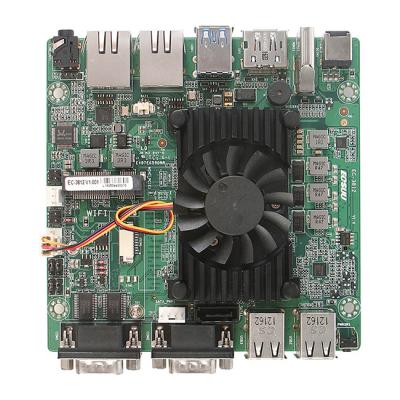 China Desktop itx mainboard Intel Kabylake 3865U nano core i3 i5 i7 ddr3l 8GB 32gb 2 1000M compatible LAN ports industrial motherboard for sale