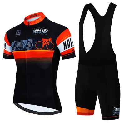 China Breathable Bib Cycling Shorts Set Mtb Cycling Bib Shorts Mens Bike Tank Top Set Shorts Summer Style Cycling Jerseyset for sale