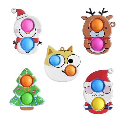 China Toy ASQ TOY Customized Custom Children Christmas gifts fidgety person small tree gifts Mini Irritability Relief simple sensory irritability toys for sale