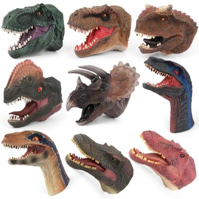 China ASQ TOY Hand Puppet Animal Realistic Animal Hand Puppet Wholesale Kids Gift Toys Baby Dinosaur Puppet for sale