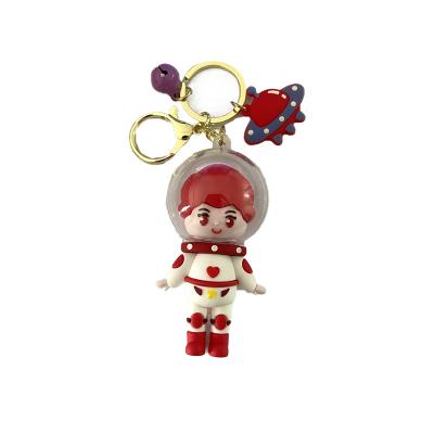 China Environmentally Friendly In Any Shape Any Color Personalized 3D PVC Cartoon Keyring Silicone Key Chain Ring Maker Custom Key Chain Maker 15Years for sale